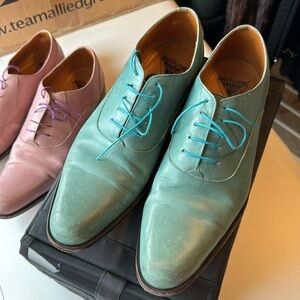 2 pairs of John Fluevog leather shoes